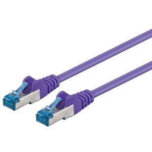 Patchkabel Cat6a. S-FTP Pimf-Kabel. 20m. violett