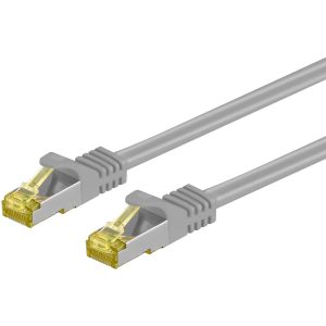 Patchkabel Cat.7 / RJ45 Cat.6a Stecker. 30m. grau