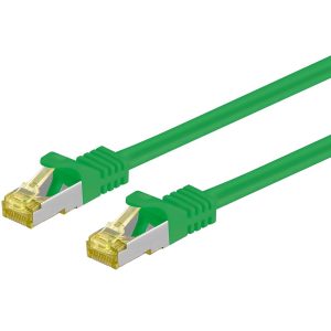 Patchkabel Cat.7 / RJ45 Cat.6a Stecker. 30m. grün