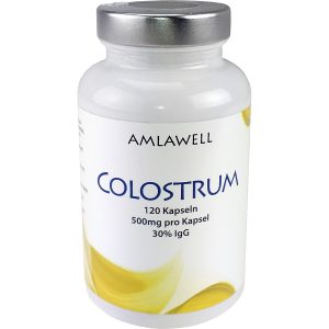 Amlawell Colostrum. 120 vegetarische Kapseln. 500mg