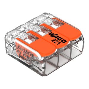 Wago 3er Verbindungsklemme Kompakt bis 6mm²