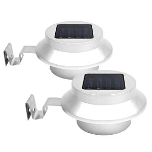 Solar Dachrinnenleuchte weiß im 2er-Set
