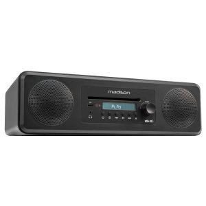 Musik-Anlage Lautsprecher mit UKW/DAB+. Bluetooth. Aux. USB. CD – mit Fernbedienung