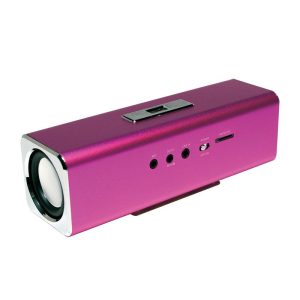 LogiLink Soundbox. MP3 Player. FM Radio. USB pink