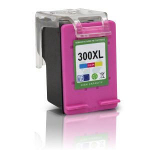 Druckerpatrone XL Typ H300XLC Farbe mit Füllstandsanzeige alternativ zu HP 300 / 300XL