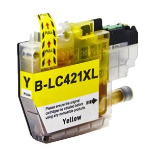 Druckerpatrone kompatibel zu Brother LC-421 XL. Yellow XL-Version
