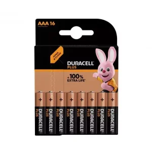 Duracell Plus LR03 AAA Micro Batterien 16er Set 1.5V
