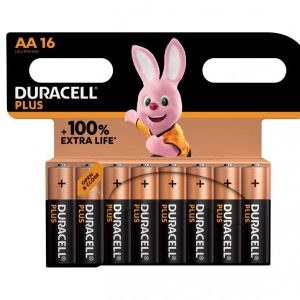 Duracell Plus LR6 AA Mignon Batterien. 16er Pack 1.5V