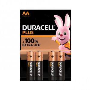 Duracell Plus Power Mignon-Batterien AA 4 Stück