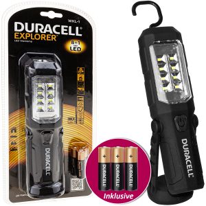 Duracell Explorer WKL-1 LED Arbeitsleuchte inkl. Batterien