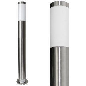 Edelstahl Wegeleuchte Pollerleuchte XL 80cm E27