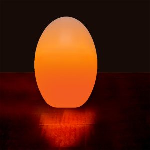 LED Tischleuchte Grundig mit warmem flackernden Fackel-Licht