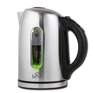 Edelstahl-Wasserkocher. 1.7l. 2200W. LED 60-100°C. Warmhaltefunktion