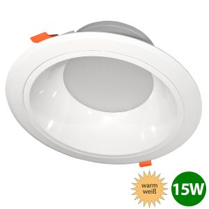 Decken Strahler Einbauleuchte Ceiline 15W LED warmweiß 230V