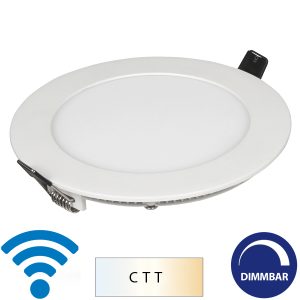 LED Einbau-Panel rund. 6W. WiFi Smart
