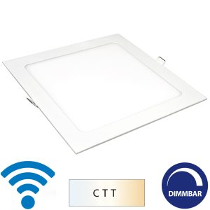 LED Einbau-Panel eckig. 12W. WiFi Smart