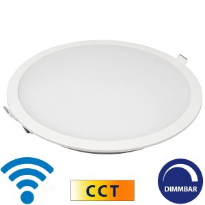 LED Einbau-Panel rund. 12W. WiFi Smart