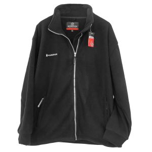 Fleece Jacke schwarz. MICROFLEX Größe XXL