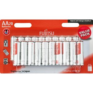 20 Stück AA / Mignon Alkaline-Batterien. Fujitsu
