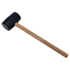 Gummihammer mit Holzgriff. Kopf 200g 40mm  70mm