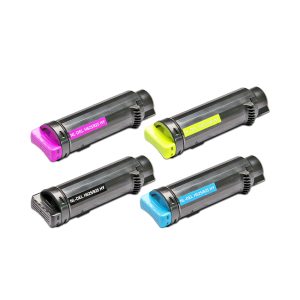 Toner-Sparset: 4 Toner alternativ zu Dell 593-BBSB. 593-BBSD. 593-BBRV. 593-BBSE