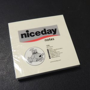 Haftnotizen 100 Stück. 76x76mm. hellgelb