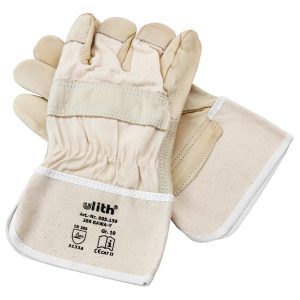 Ulith Arbeitshandschuhe Rindleder beige. Gr. 10