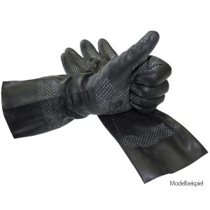 Schutzhandschuhe. schwarz Größe M Polychloroprene
