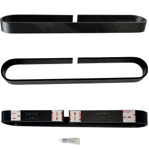 Handtuchhalter schwarz Aluminium 40cm