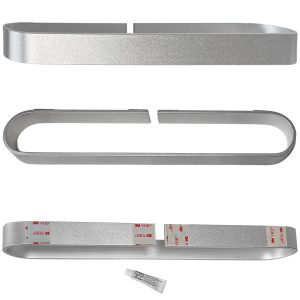 Handtuchhalter silber Aluminium 40cm