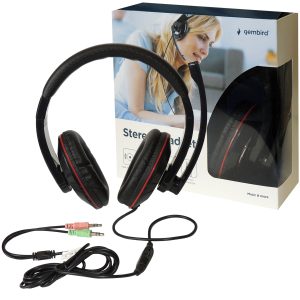 Stereo-Headset Gembird MHS-001. schwarz
