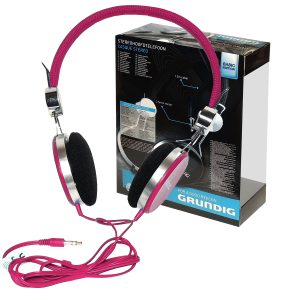 Grundig Stereo-Kopfhörer. Basic Edition. pink