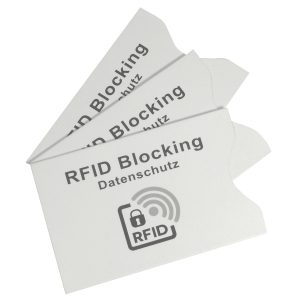 Schutzhüllen RFID für Kreditkarten. 3er Set