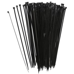 Kabelbinder. 275mm x 4.35mm. schwarz. 100er Pack