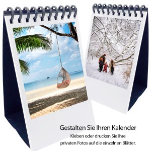 Tischkalender-Set A6 hoch zum Selbstgestalten 260g