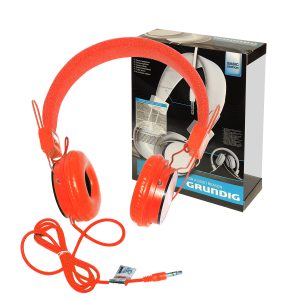Grundig Stereo-Kopfhörer. Basic Edition. orange. bold