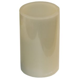 Echtwachskerze mit flackerndem LED Licht. 15.7cm7.5cm