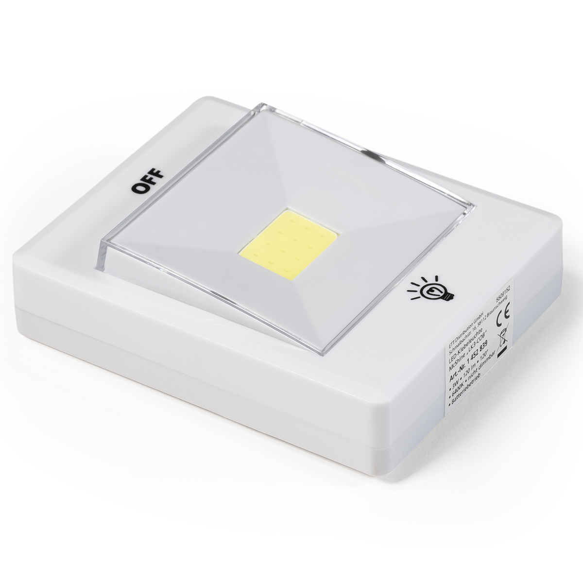 Klebeleuchte Schrankleuchte Bedarfsleuchte COB-LED LK3