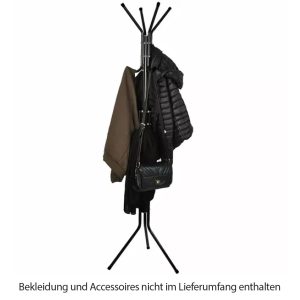 Kleiderständer freistehend 170cm. schwarz