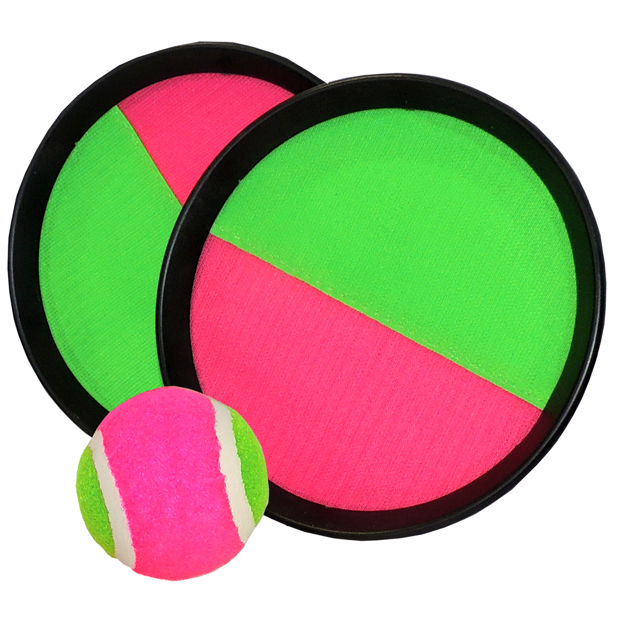Klettballspiel. 1 Ball und 2 Fänger