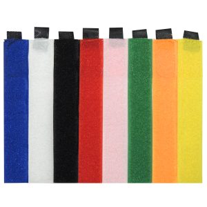 Klettband Kabelbinder. 8 Stück