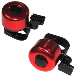 Fahrradklingel mini. rot. universeller Griff