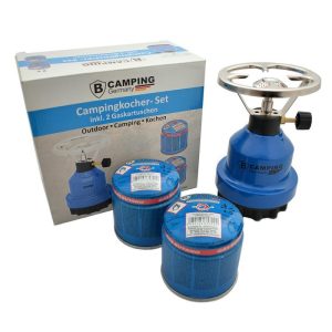 Mobiler Camping- Gaskocher inkl. 2 Gas-Kartuschen Mobiler Camping- Gaskocher inkl. 2 Gas-Kartuschen