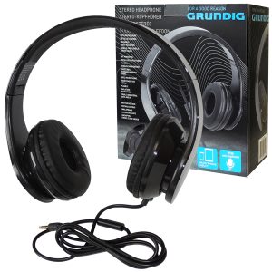 Stereo-Kopfhörer Headset Grundig. schwarz