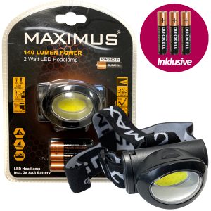 LED-Kopflampe „Maximus-HDL001“ 2 Watt inkl. Batterien