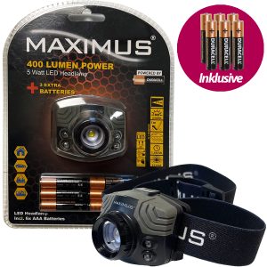 LED-Kopflampe „Maximus-HDL003“ 5 Watt inkl. Batterien