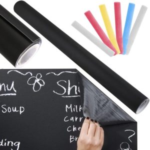 Selbstklebende Kreidetafel Set inkl. Kreide