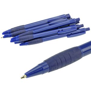 Druckkugelschreiber blau. 10er Pack