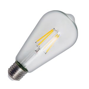 LED Birne E27. 4W 2700K warmweiß Retro ST64