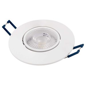 LED Einbaustrahler. 4.5W. schwenkbar. weiß. CCT 3000K-6000K